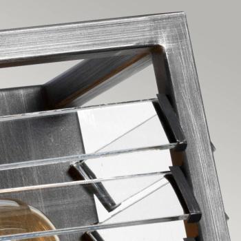 Fali világítás Louvre, ipari design, 2 izzós kép