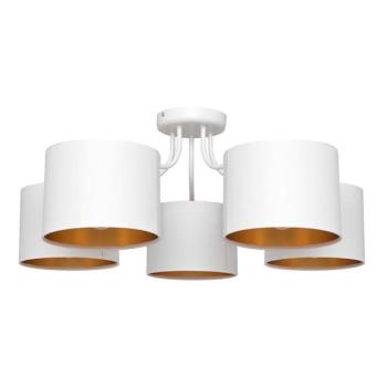  Felületre szerelhető csillár ALBA 5xE27/15W/230V fehér/arany  kép