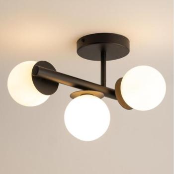  Felületre szerelhető csillár  AVOLA 3xG9/12W/230V fekete  kép