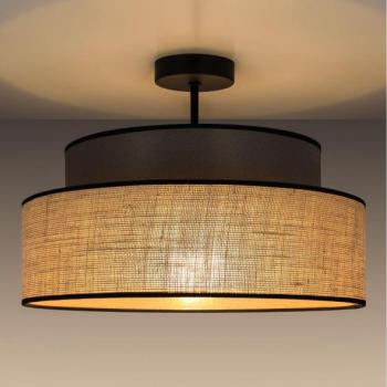  Felületre szerelhető csillár  BOHO 1xE27/60W/230V átm. 40 cm barna/bézs  kép