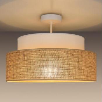  Felületre szerelhető csillár  BOHO 1xE27/60W/230V átm. 40 cm fehér/bézs  kép