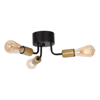  Felületre szerelhető csillár BRENDA 3xE27/60W/230V fekete/arany  kép