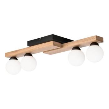  Felületre szerelhető csillár CORTINA 4xG9/5W/230V fekete/tölgy  kép
