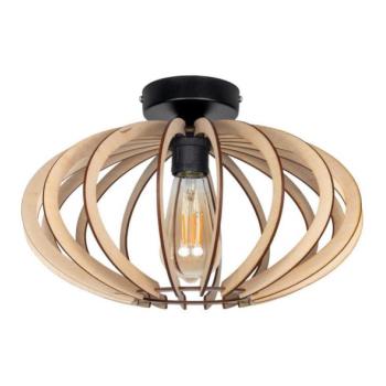  Felületre szerelhető csillár EARTH 1xE27/60W/230V fekete/bézs  kép