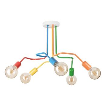  Felületre szerelhető csillár  MATYLDA 5xE27/60W/230V színes  kép