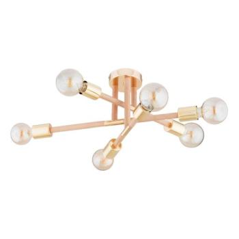  Felületre szerelhető csillár  OTELLO 6xE27/15W/230V arany/bézs  kép
