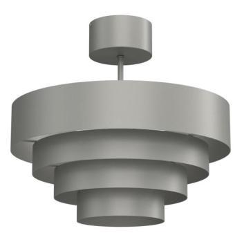  Felületre szerelhető csillár RINGS 1xE27/15W/230V szürke  kép