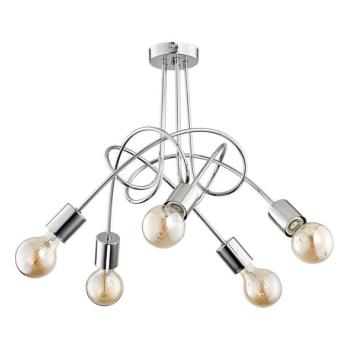  Felületre szerelhető csillár  TANGO 5xE27/15W/230V króm  kép