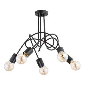  Felületre szerelhető csillár TANGO 5xE27/60W/230V fekete  kép