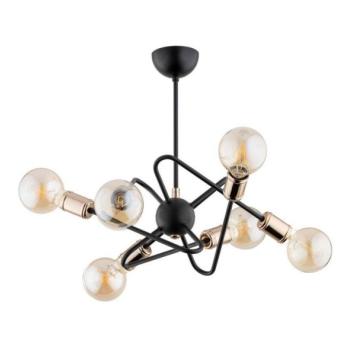  Felületre szerelhető csillár VIRGINIA 6xE27/60W/230V  kép