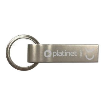  Fém vízálló Flash Disk USB 128GB króm  kép