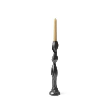 ferm LIVING Gale gyertyatartó, fekete, 37,5 cm, alumínium kép