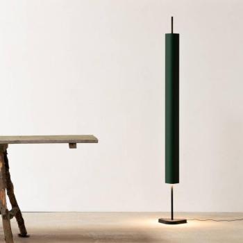 FLOS LED állólámpa Emi, sötétzöld, fényerőszabályzó, magasság 170 cm kép