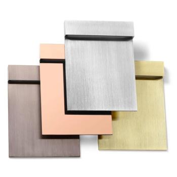 FLOS Real Matter LED fali süllyesztett lámpa IP65 bronz színű kép