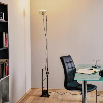 FLOS Toio limitált kiadású állólámpa, fekete, fém, 195 cm kép