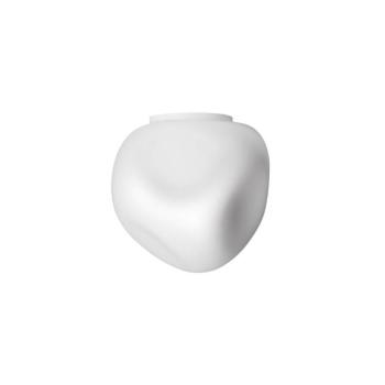 Foscarini Hoba Midi mennyezeti lámpa, Ø 19 cm, fehér, üveg kép