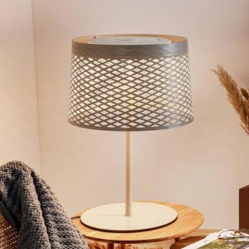 Foscarini Twiggy Grid XL LED-es asztali lámpa, bordó, zöld kép