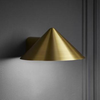FRANDSEN LED fali lámpa Grasp, sárgaréz színű, szélesség 15 cm kép