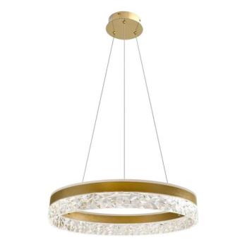  FROZI LED kábelre függesztett csillár LED/32W/230V, átm. 50 cm, arany  kép