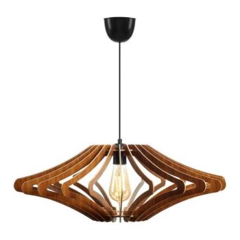  Függeszték 1xE27/60W/230V barna, átmérő 47 cm, kábellel  kép
