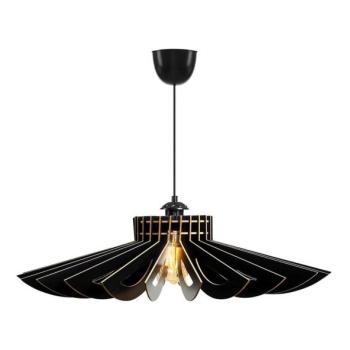  Függeszték 1xE27/60W/230V fekete, átmérő 52 cm, kábellel  kép