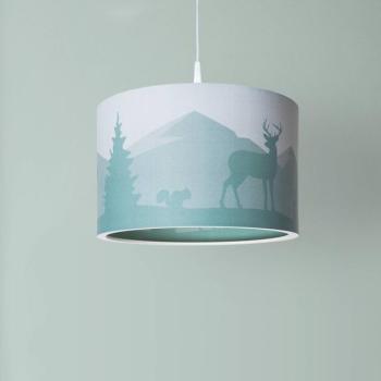 Függőlámpa 25/40 Scandi Forest, Ø 40 cm, zöld, 1-lámpás kép
