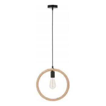  Függőlámpa kábellel KOLO 1xE27/40W/230V bézs/fekete  kép