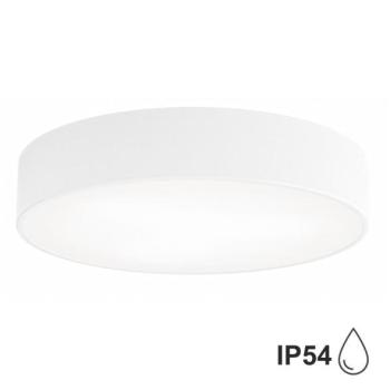  Fürdőszobai mennyezeti lámpa érzékelővel CLEO 3xE27/24W/230V á. 40 cm fehér IP54  kép