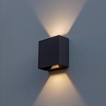 Gemini Beams, IP54 fel/le szögletes 4000K antracit kép