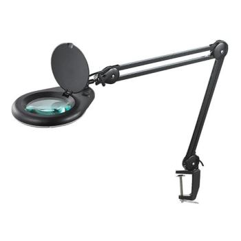 Geti LED Asztali lámpa nagyítóval LED/9W/230V fekete  kép