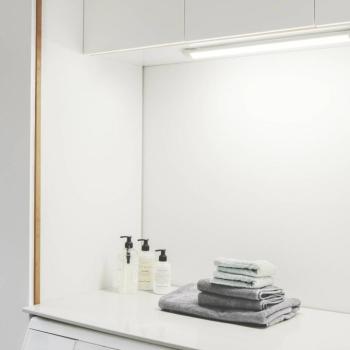 Glendale LED fénycsík, 59 cm, IP20, műanyag, fehér kép