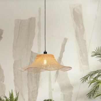 GOOD & MOJO Ibiza függőlámpa Ø 65 cm természetes kép