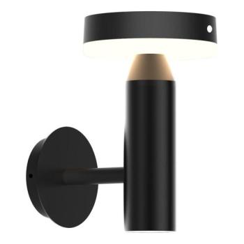  GWINEA LED/4,5W/3,7V IP44 fekete napelemes fali lámpa érzékelővel  kép