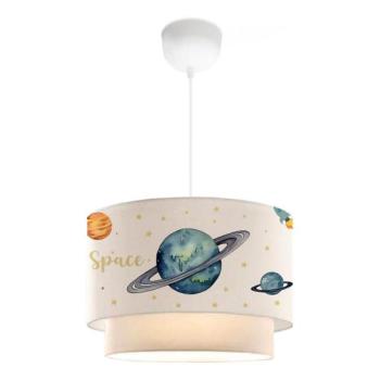  Gyerek csillár CANDY 1xE27/40W/230V fehér/sokszínű  kép
