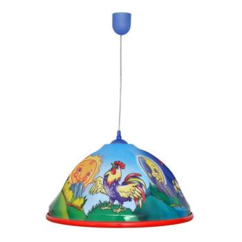  Gyerek csillár zsinóron ROOSTER 1xE27/15W/230V  kép
