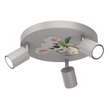  Gyerek spotlámpa FUN 3xGU10/8W/230V szürke/koala  kép