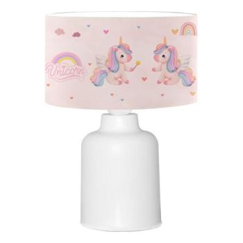  Gyereklámpa CANDY 1xE27/40W/230V rózsaszín/fehér  kép