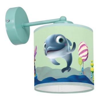  Gyermek fali lámpa DOLPHIN 1xE27/60W/230V  kép