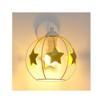  Gyermek fali lámpa STARS 1xE27/15W/230V sárga/fehér  kép