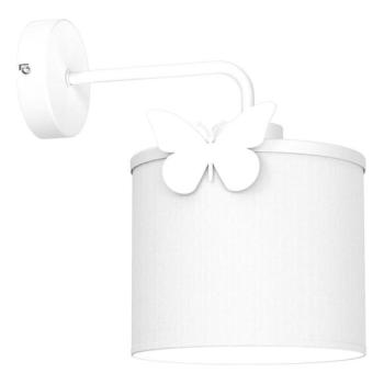  Gyermek fali lámpa SWEET 1xE27/15W/230V fehér/pillangó  kép