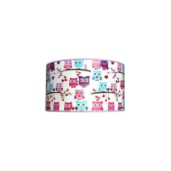  Gyermek mennyezeti lámpa OWLS 2xE27/60W/230V  kép