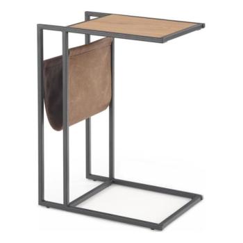 Halmar Kisasztal COMPACT 65x47 cm fekete/barna  kép