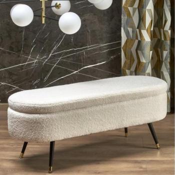 Halmar Pad tárolóhellyel AVEIRO 46x120 cm fehér  kép