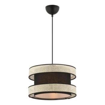  HALO kábeles függőlámpa 1xE27/60W/230V fekete/krém  kép