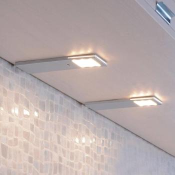 Helena LED bútorvilágítás, 19 x 7 cm, 2 darabos szett, érzékelő, fém kép