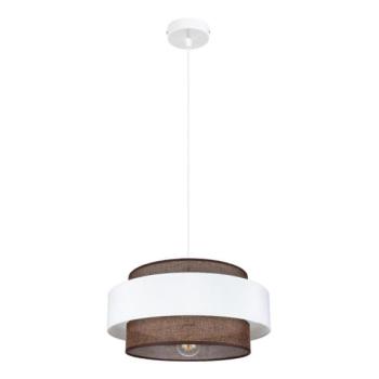 HEXE Csillár zsinóron CORSA 1xE27/60W/230V fehér/barna  kép
