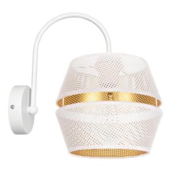 HEXE Fali lámpa PARIS 1xE27/60W/230V fehér/arany  kép