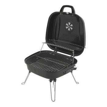  Hordozható faszenes grill fekete  kép