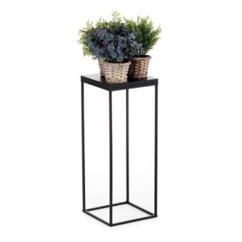 HowHomely BASICLOFT virágtartó állvány 60x24 cm fekete  kép