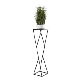 HowHomely LOFT virágtartó állvány 100x23,5 cm fekete  kép